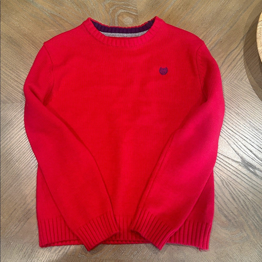 Chaps Red Sweater Boys size xs6/7
Excellent condition